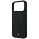 6. Etui Mercedes Leather 3D MagSafe na iPhone 17 Pro - czarne