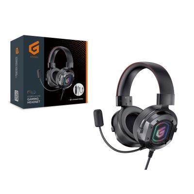 2. Conceptronic ATHAN03B słuchawki/zestaw słuchawkowy Przewodowa Opaska na głowę Gaming Czarny