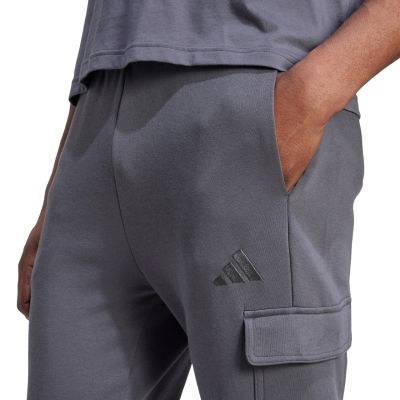11. Spodnie męskie adidas AOP Colourblock szare JM1716