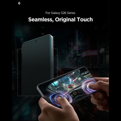 10. Szkło hartowane Spigen Glas.Tr Ez Fit Pro HD 2-pack na Samsung Galaxy S26+