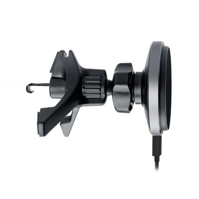 3. Uchwyt do smartfona z ładowarką bezprzewodową SBS TESUPMAGWIR15W na kratkę nawiewu, kompatybilny z MagSafe - czarny