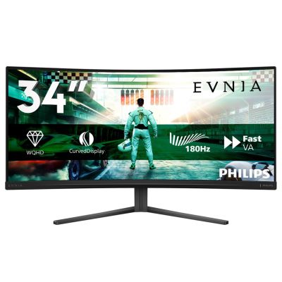 42. Monitor komputerowy Philips Evnia 34M2C3500L/00 86,4 cm (34") 3440 x 1440 px Wide Quad HD LCD Czarny