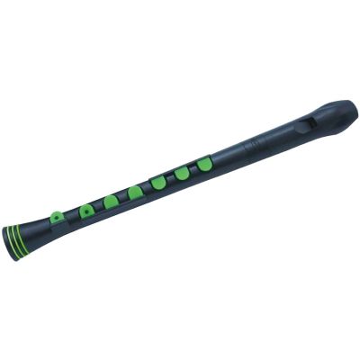 2. NUVO Recorder + czarno-zielony - Flet prosty sopranowy