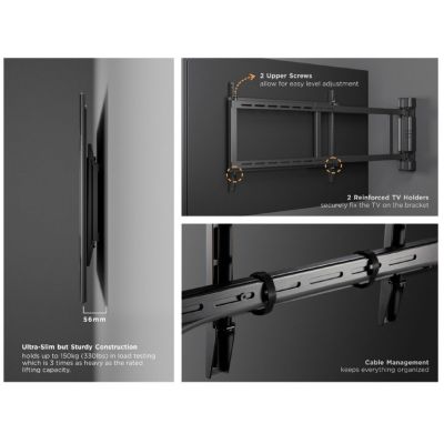 11. Wyposaż się w uchwyt ścienny 32"-75" / silnik 1TFT. 2Joints 50Kg sw lite Sprzedaż detaliczna