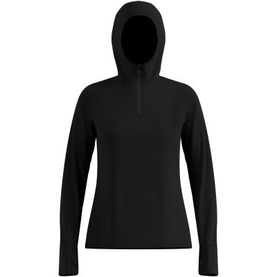 Bluza z kapturem damska Odlo X-ALP Mid layer hoody czarna