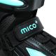14. Łyżworolki Mico Volt Blue czarno-niebieskie PW-126B-9