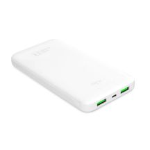 Powerbank Puro White 10000mAh 12W 2xUSB-A + USB-C - biały