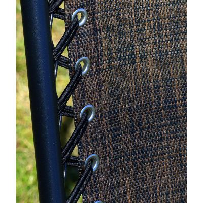 10. LEŻAK OGRODOWY SKŁADANY WIELOFUNKCYJNY 175X52/65X107CMY BRĄZOWY