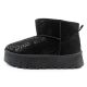 2. Lee Cooper buty śniegowce damskie zimowe modne futerko ocieplane botki czarne