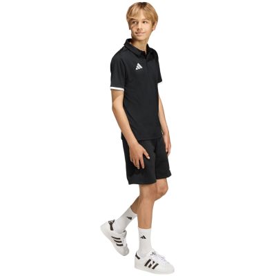 8. Koszulka dla dzieci adidas Entrada 26 Polo czarna JZ6629