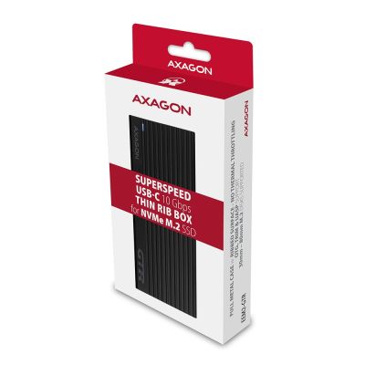 10. Axagon EM2-GTR Obudowa SSD Czarny M.2