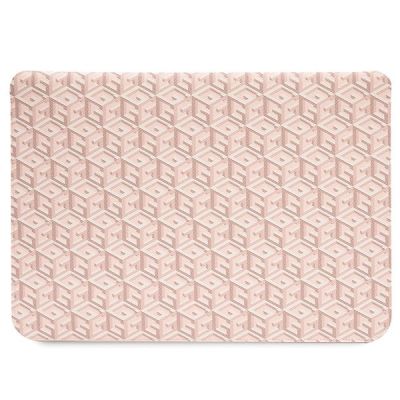 3. Pokrowiec Guess GCube Stripes na laptopa 14" - różowy