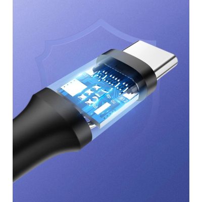 20. Kabel Ugreen US287 60117 USB-A / USB-C 3A 1.5m - czarny