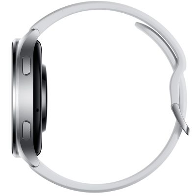 3. Xiaomi Watch 2 3,63 cm (1.43") AMOLED 46 mm Cyfrowy 466 x 466 px Ekran dotykowy Srebrny Wi-Fi GPS