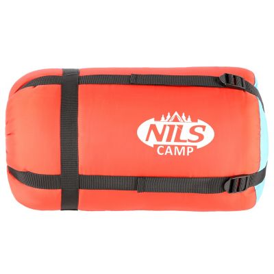 12. Śpiwór NILS CAMP NC2012 Czerwono-niebieski