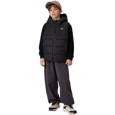 7. Kamizelka dla chłopca 4F M313 głęboka czerń 4FJWSS26TVJAM313 20S