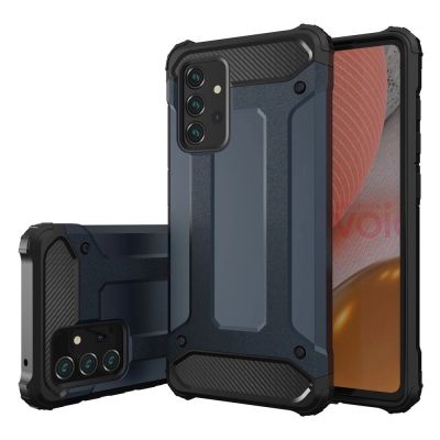 8. Pancerne hybrydowe etui Hybrid Armor pokrowiec na Samsung Galaxy A26 - niebieskie