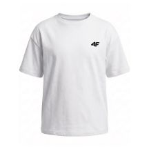 T-shirt bawełniany dziewczęcy 4F 4FJWMM00TTSHF3601-10S