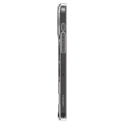 6. Etui Spigen Ultra Hybrid S MagSafe z podstawką do iPhone 15 Pro - przezroczyste