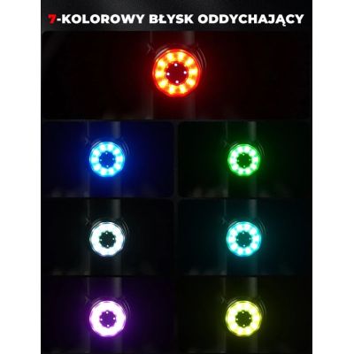3. ROCKBROS lampka tylna 242000701 multicolor