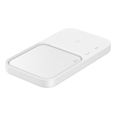 4. Samsung Wireless Charger Duo (with Travel Adapter), White