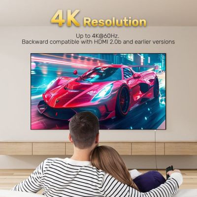 12. UNITEK KABEL HDMI OPTYCZNY 2.0 AOC 4K 60HZ 20M