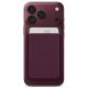 2. Portfel magnetyczny Tech-Protect CH01 MagWallet MagSafe na telefon - burgundowy
