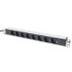 6. Listwa RACK DIGITUS DN-95401 (8 x UTE; 16 A; 2m; kolor czarny)