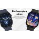 12. Smartwatch Damski GRAVITY GT15-11 Granatowy Pasek Silikonowy + Złota Bransoleta