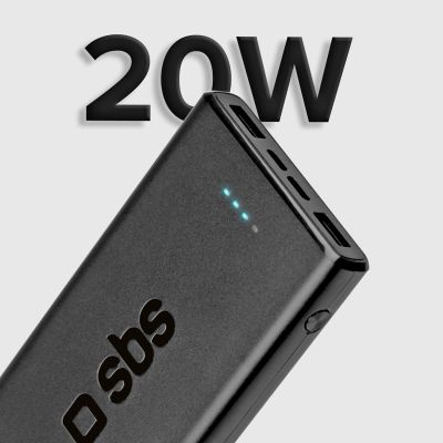 10. Powerbank SBS TTBB10000FASTPD20K 10000 mAh 20W z Power Delivery - czarny