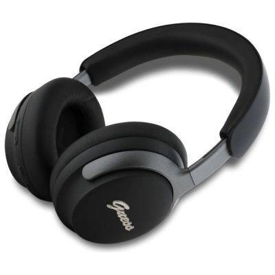 2. Słuchawki nauszne Bluetooth Guess Metal Script Logo ANC - czarne