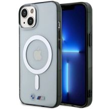 Etui BMW Silver Ring MagSafe na iPhone 14 Plus - przezroczyste