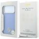 8. Etui Guess Grained Round Strass Logo MagSafe na iPhone 18 Pro Max / 17 Pro Max - niebieskie