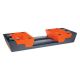 14. Step do aerobiku HMS Premium AS007 BLACK/ORANGE 