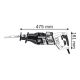 6. Piła szablasta BOSCH GSA 1300 PCE 060164E200 1300W 28mm 0–2.900 min-1