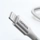 6. Kabel Ugreen US304 70523 USB-C / Lightning MFi 1m - srebrny