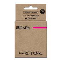 Actis KC-571M Tusz (zamiennik Canon CLI-571M; Standard; 12 ml; czerwony)