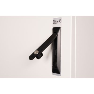 7. Digitus Szafa sieciowa wisząca 19" 7U rack 600x600, drzwi pełne, szary, niedzielona, złożona, IP55, 100kg
