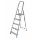 2. AWTOOLS Drabina aluminiowa wolnostojąca 5 stopni 150 kg