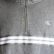 3. Bluza dresowa Calvin Klein Zip Fleece Hoodie Logo Tape Grey Heather - LZ04RE285G-P7E