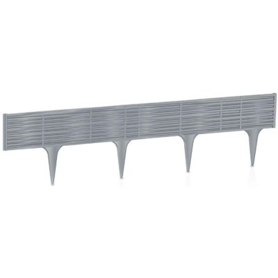 14. PALISADA OGRODOWA OBRZEŻE TRAWNIKOWE BORDER WIKLINA 390CM SZARY KAMIEŃ