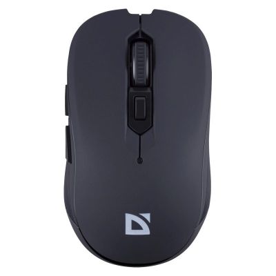 6. DEFENDER MYSZ BEZPRZEWODOWA GASSA MM-105 RF SILENT CLICK CZARNA 52105