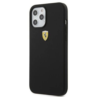 2. Etui Ferrari On Track Silicone na iPhone 12 Pro Max - czarne
