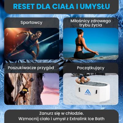 11. Extralink Ice Bath | Wanna do morsowania | 150x80x65cm