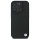 3. Etui BMW Sign Leather Diamond Metal Logo MagSafe na iPhone 16 Pro - czarne