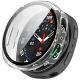 7. Etui Tech-Protect Defense 2-Pack na Samsung Galaxy Watch 44 mm - przezroczysto-czarne matowe