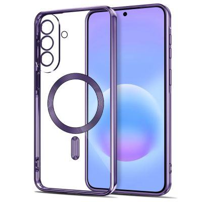 2. Etui Tech-Protect MagFlex MagSafe na Samsung Galaxy A57 5G - przezroczysto-fioletowe