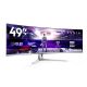 3. Philips Evnia 8000 49M2C8900L/00 monitor komputerowy 124,2 cm (48.9") 5120 x 1440 px Dual QHD QD-OLED Biały