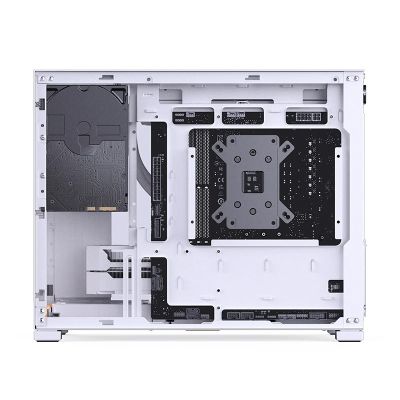 2. Obudowa PC Jonsbo D32 STD Biała Obudowa, Mini Obudowa, mATX, Szkło Hartowane - Białe