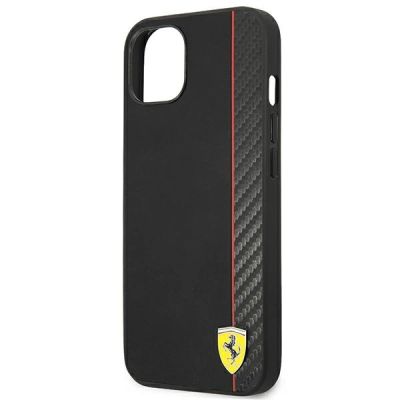 7. Etui Ferrari Carbon na iPhone 14 Plus - czarne